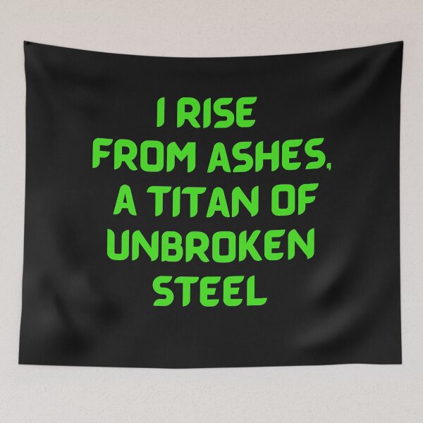 Item preview, Rising Titan Steel designed and sold by MetalRockMusic.