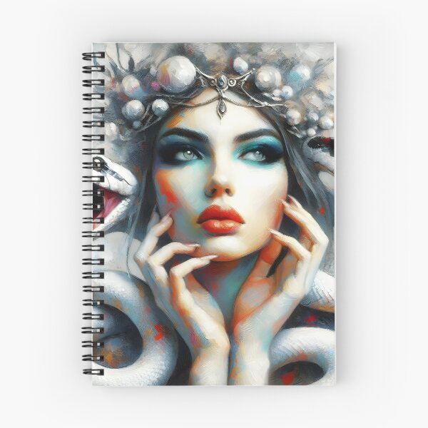 Item preview, Medusa Goddess Painting Art Mythology Snakes Beautiful Woman  designed and sold by JWiseArts.