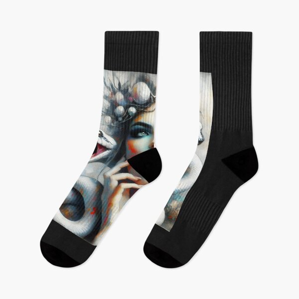 Item preview, Medusa Goddess Painting Art Mythology Snakes Beautiful Woman  designed and sold by JWiseArts.