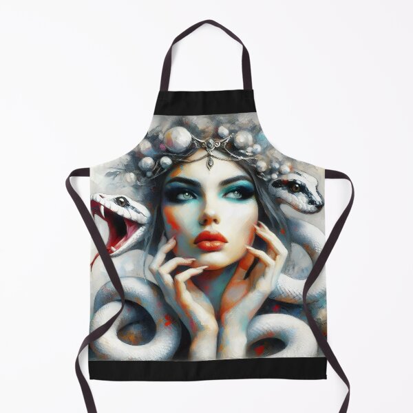 Item preview, Medusa Goddess Painting Art Mythology Snakes Beautiful Woman  designed and sold by JWiseArts.