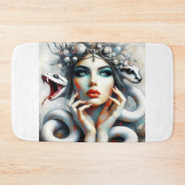 Item preview, Medusa Goddess Painting Art Mythology Snakes Beautiful Woman  designed and sold by JWiseArts.