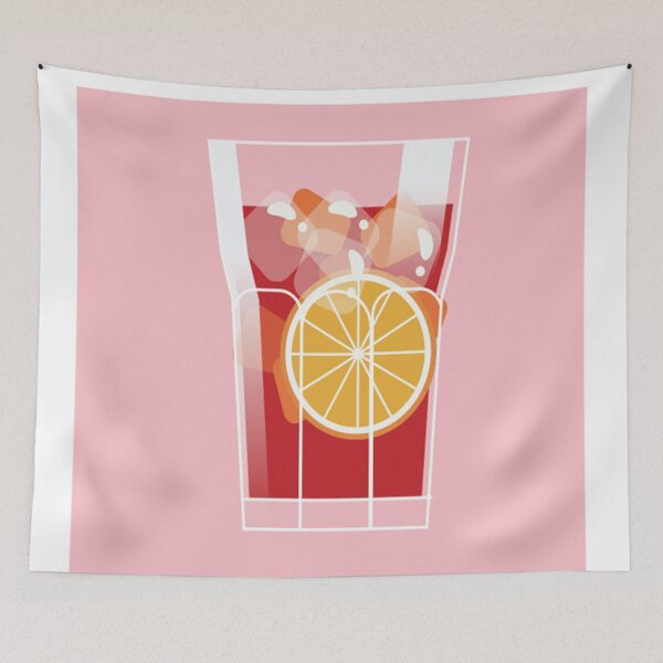 Item preview, sangria, cocktail, drink, vintage, designed and sold by Arctic frame studio.