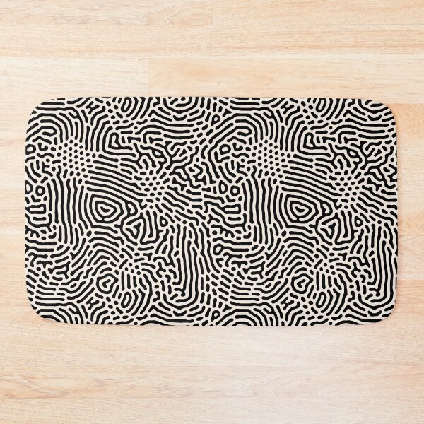 Item preview, Abstract Turing Line Pattern (Black and Cream) designed and sold by avperth.