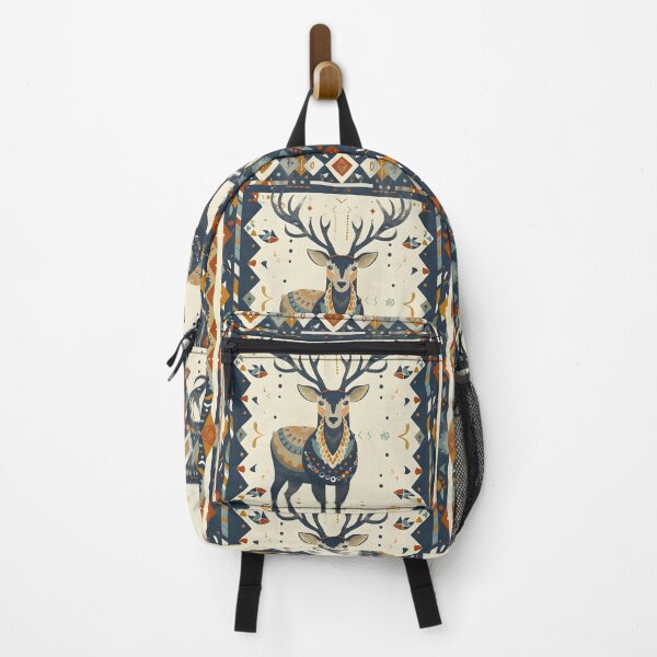 Item preview, Cool folk deer stag designed and sold by Folksy Living.