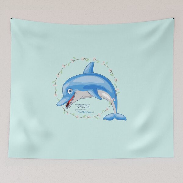 Item preview, Dolphin Leap of Joy designed and sold by CatsArtStore.