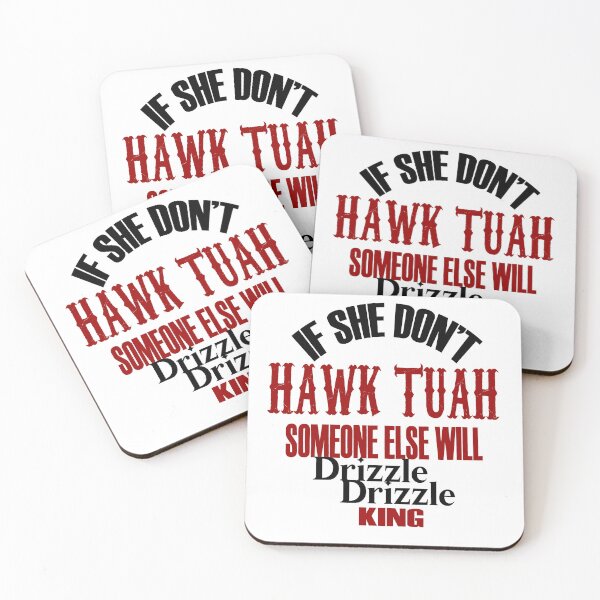 Item preview, Drizzle Drizzle Hawk Tuak King: Majestic Nature Collection on Redbubble designed and sold by QueenOfDesigns.