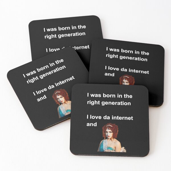Item preview, I was born in the right generation I love da internet and Chappell Roan designed and sold by ConnieOCO.