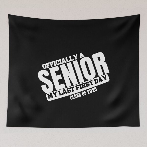 Item preview, Officially A Senior My Last First Day Of Class Of 2025 designed and sold by sumajouda.
