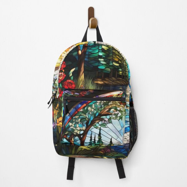 Item preview, Stained Glass Colorful Landscape designed and sold by Simplybe1.