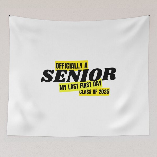 Item preview, Officially A Senior My Last First Day Of Class Of 2025 designed and sold by sumajouda.