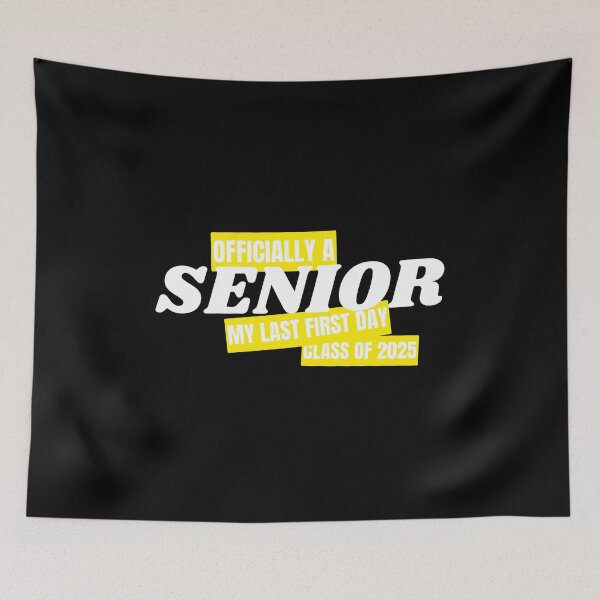Item preview, Officially A Senior My Last First Day Of Class Of 2025 designed and sold by sumajouda.