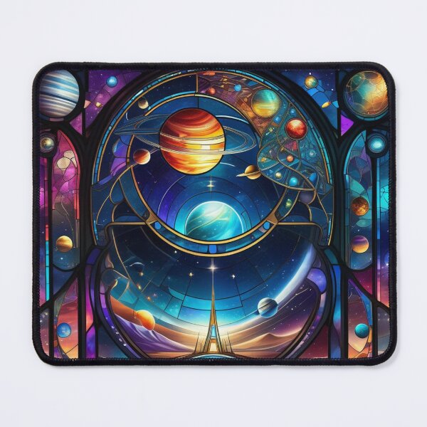 Item preview, Vidriera de la Estación Espacial designed and sold by Simplybe1.