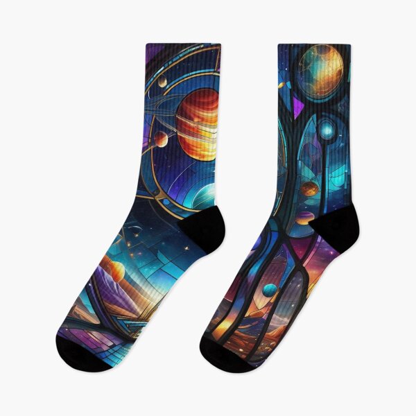 Item preview, Vidriera de la Estación Espacial designed and sold by Simplybe1.
