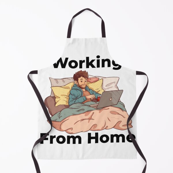 Item preview, Working From Home Man In Bed designed and sold by Wormy-23.