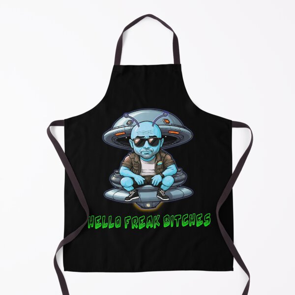 Item preview, Joe Rogan, HELLO FREAK BITCHES, UFO, JRE, Alien designed and sold by Burn-Ego.