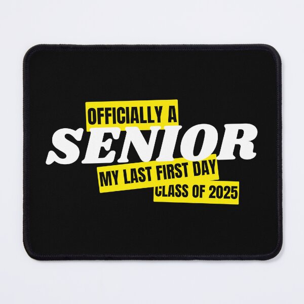 Item preview, Officially A Senior My Last First Day Of Class Of 2025 designed and sold by sumajouda.