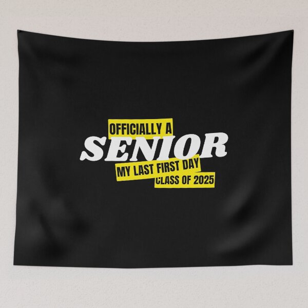 Item preview, Officially A Senior My Last First Day Of Class Of 2025 designed and sold by sumajouda.