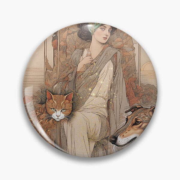 Item preview, A Cat, a Greyhound and a Lady designed and sold by Lisa Marie Mercer.