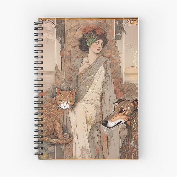 Item preview, A Cat, a Greyhound and a Lady designed and sold by Lisa Marie Mercer.
