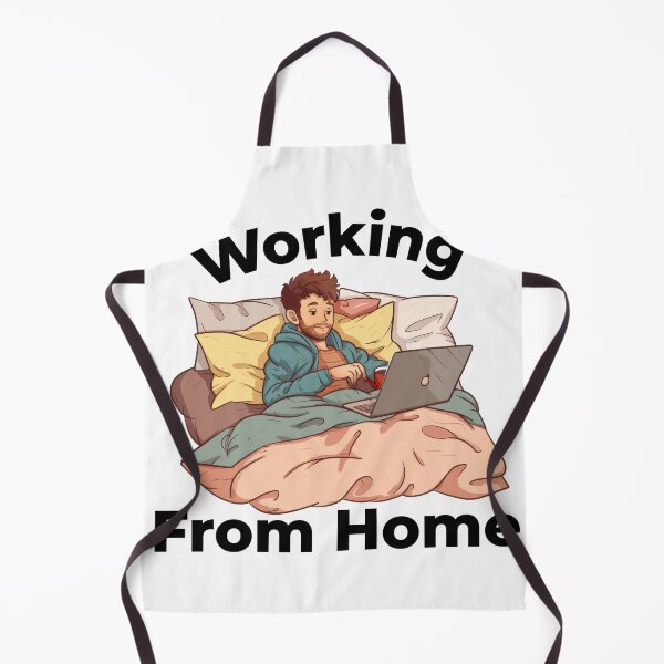 Item preview, Working From Home Man In Bed designed and sold by Wormy-23.