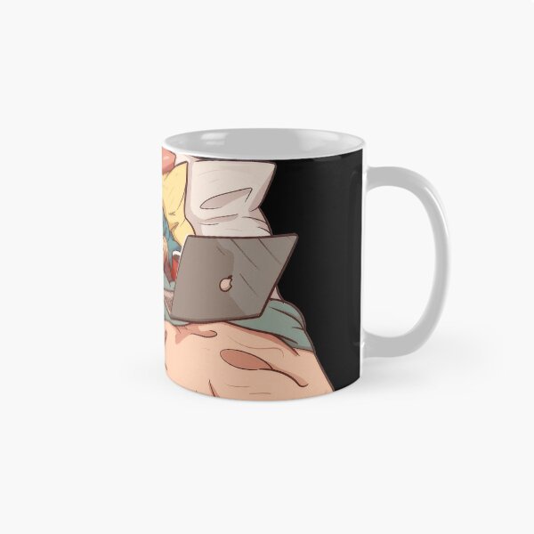 Item preview, Working From Home Man In Bed designed and sold by Wormy-23.