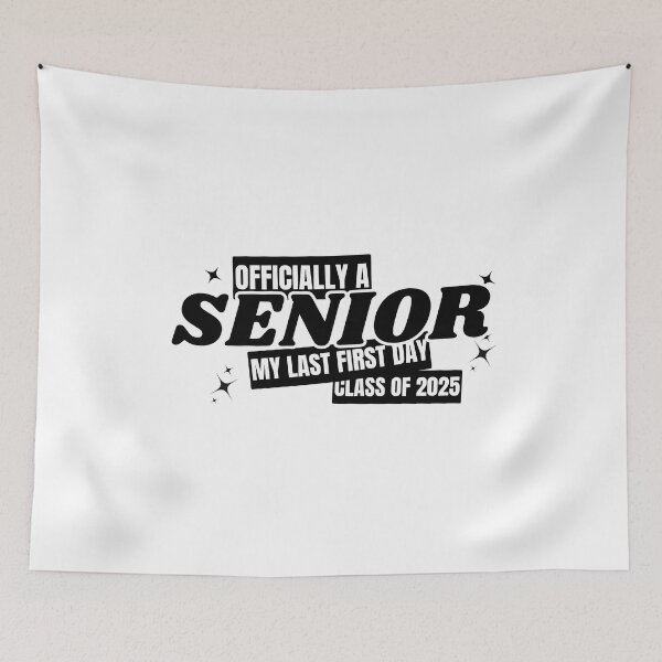 Item preview, Officially A Senior My Last First Day Of Class Of 2025 designed and sold by sumajouda.