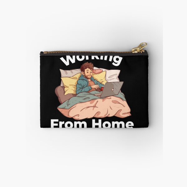 Item preview, Working From Home Man In Bed designed and sold by Wormy-23.