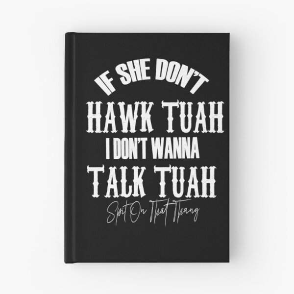 Item preview, Hawk Tuah in White: Elegant Nature Collection on Redbubble designed and sold by QueenOfDesigns.