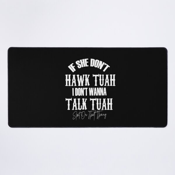 Item preview, Hawk Tuah in White: Elegant Nature Collection on Redbubble designed and sold by QueenOfDesigns.