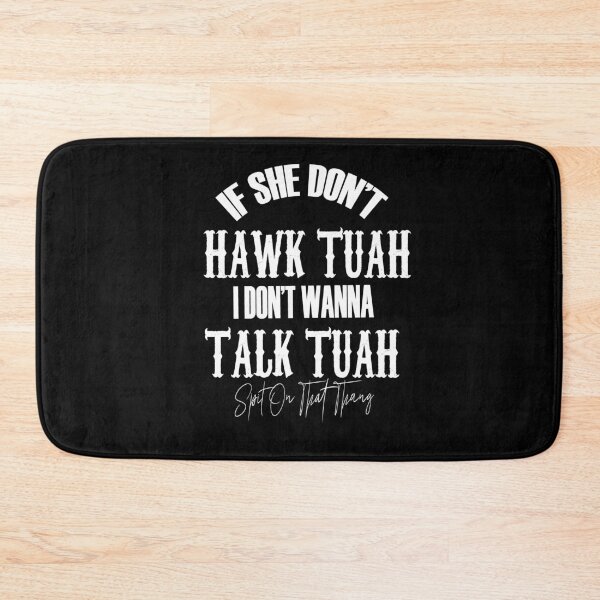Item preview, Hawk Tuah in White: Elegant Nature Collection on Redbubble designed and sold by QueenOfDesigns.