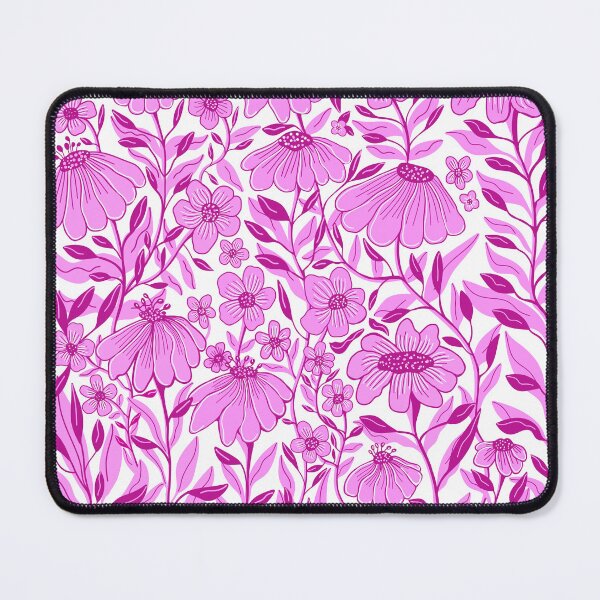 Item preview, Pink Floral Pattern for Phone Cases, Curtains, Mugs, Home Decor, Stickers, Art Prints, Fabrics, and Tote Bags designed and sold by Daniela Vargas Ilustra.