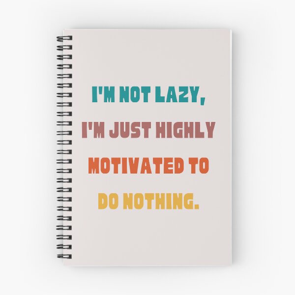 Item preview, I'm not lazy designed and sold by Atlantico54.
