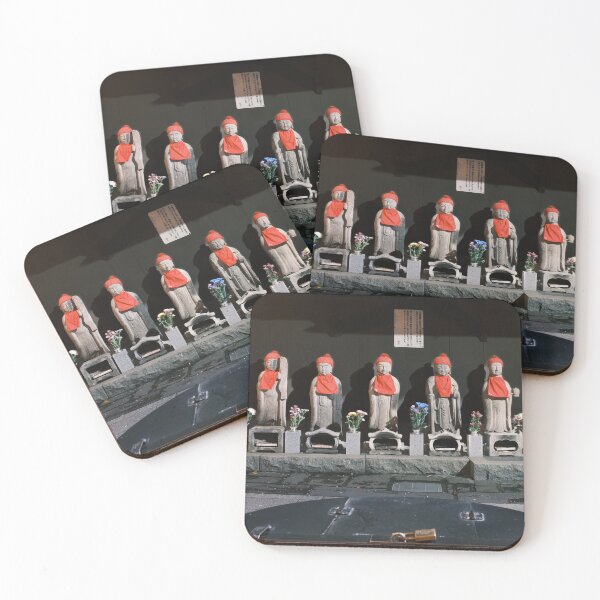 Item preview, Statues of Jizo Bodhisattva at Buddhist Temple in Japan designed and sold by Pix4Japan.
