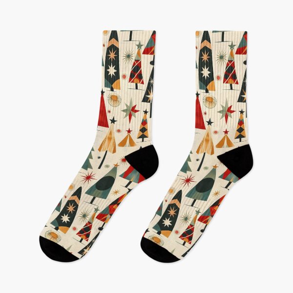 Item preview, Retro Christmas Pattern - Christmas Trees designed and sold by sheprint.