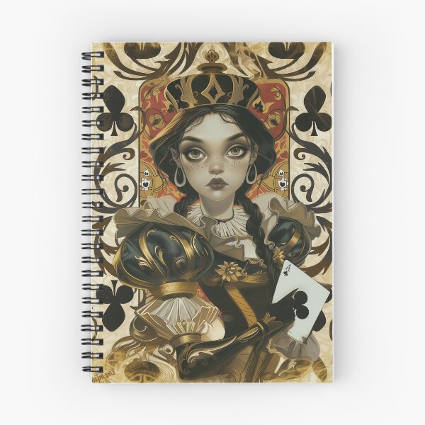 Item preview, Gothic Queen of Clubs designed and sold by Tirsot.