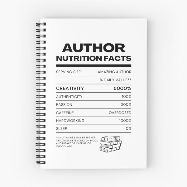 Item preview, Author nutrition facts designed and sold by LouStardust.