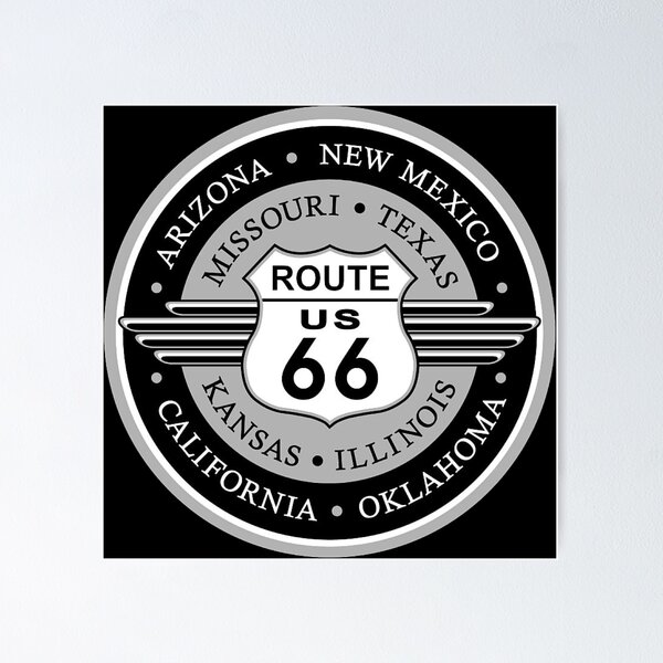 Item preview, Route 66 traffic signs, The Mother Road, Highway 66 designed and sold by Numbers-Art.