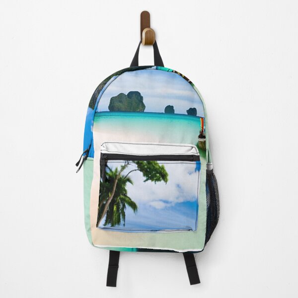 Item preview, "Escape to the tropical paradise of Phi Phi Island, where turquoise waters lap against white sandy beaches and limestone cliffs rise from the sea." designed and sold by Zbigniew  Skrodzki.