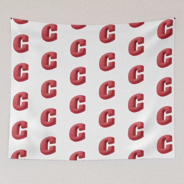 Item preview, Floating Red Cushion Letter C - 3D Fabric Alphabet Series designed and sold by uncoXab.