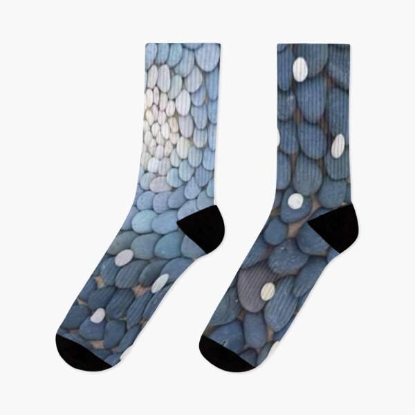 Item preview, Sea stone spiral in blues and grays  designed and sold by ricoflinn.