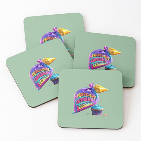 Item preview, Professional cupcake decorator designed and sold by AldeaPod.