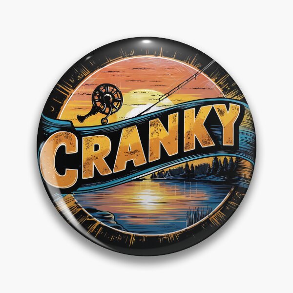 Item preview, Funny Cranky Fishing Reel Fishermen  designed and sold by ArtByKatti.