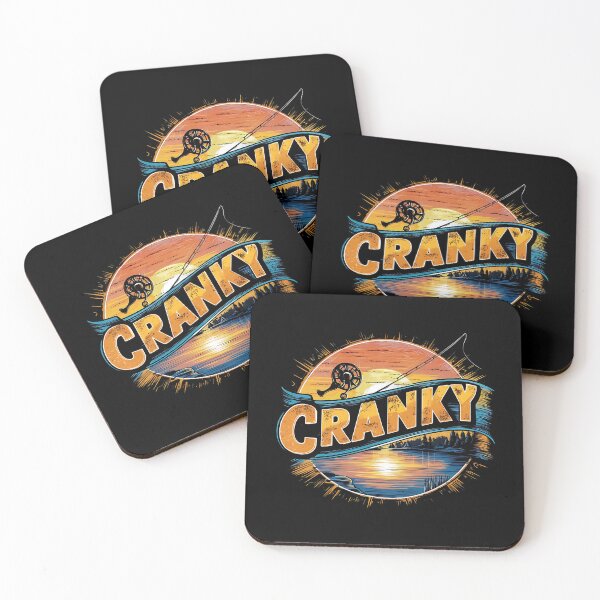 Item preview, Funny Cranky Fishing Reel Fishermen  designed and sold by ArtByKatti.