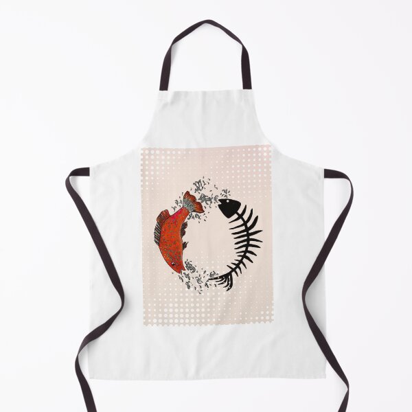 Item preview, Painted Fish and Fish Skeleton designed and sold by artbyjanice.