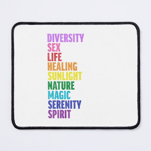 Item preview, LGBTQIA flag meanings - wood type v8 designed and sold by Skyler Orion X.
