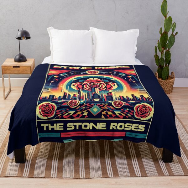 Item preview, The Stone Roses - retrofuturist Promotional Poster designed and sold by Sovietmovies.