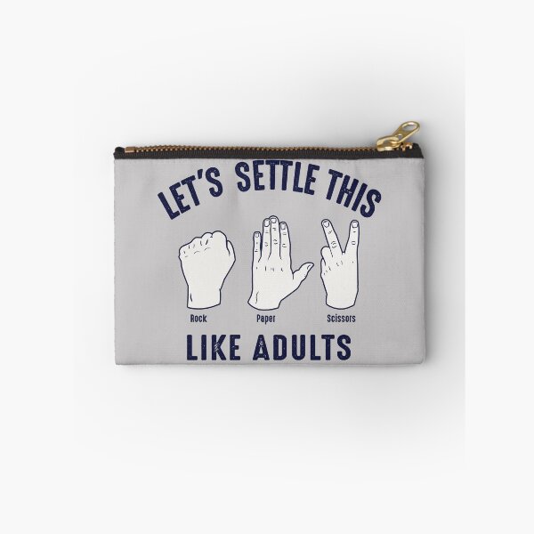 Item preview, Lets Settle This Like Adults Rock Paper Scissors Lts designed and sold by Alema Art.