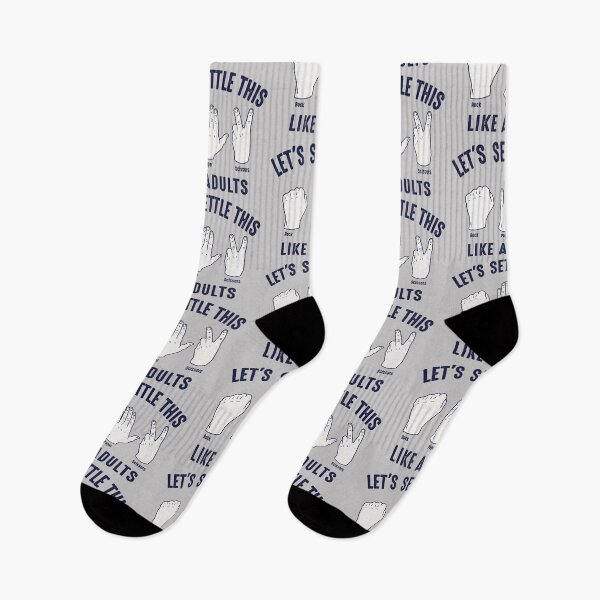 Item preview, Lets Settle This Like Adults Rock Paper Scissors Lts designed and sold by Alema Art.