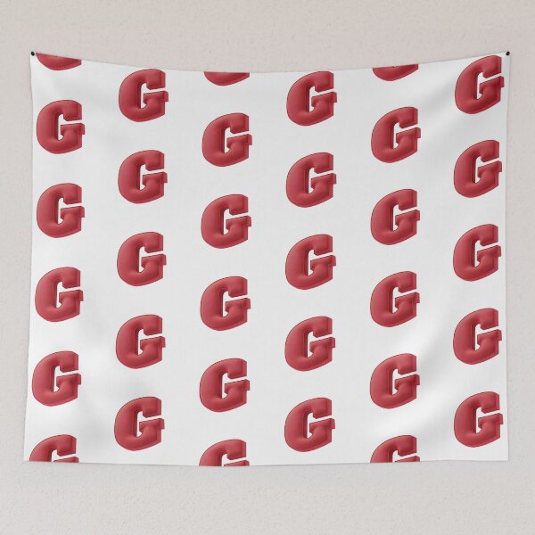 Item preview, Floating Red Cushion Letter G - 3D Fabric Alphabet Series designed and sold by uncoXab.