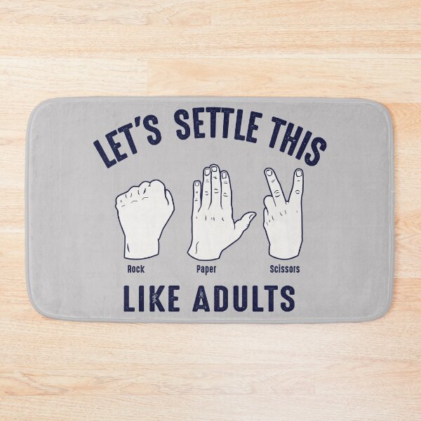 Item preview, Lets Settle This Like Adults Rock Paper Scissors Lts designed and sold by Alema Art.